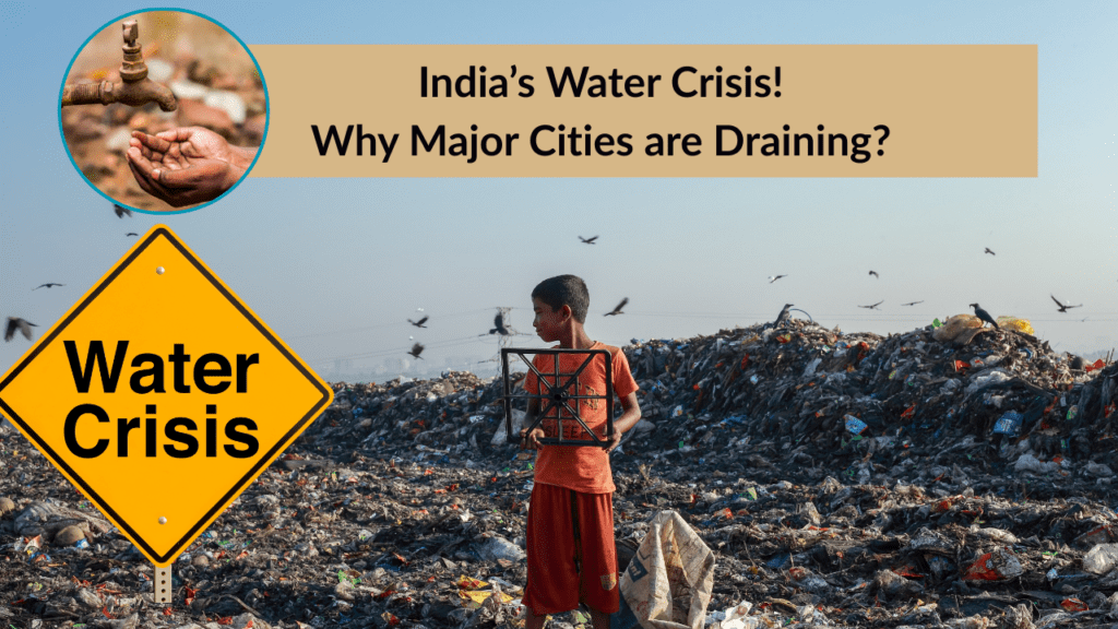 India's Water Crisis! Why Major Cities are Draining?